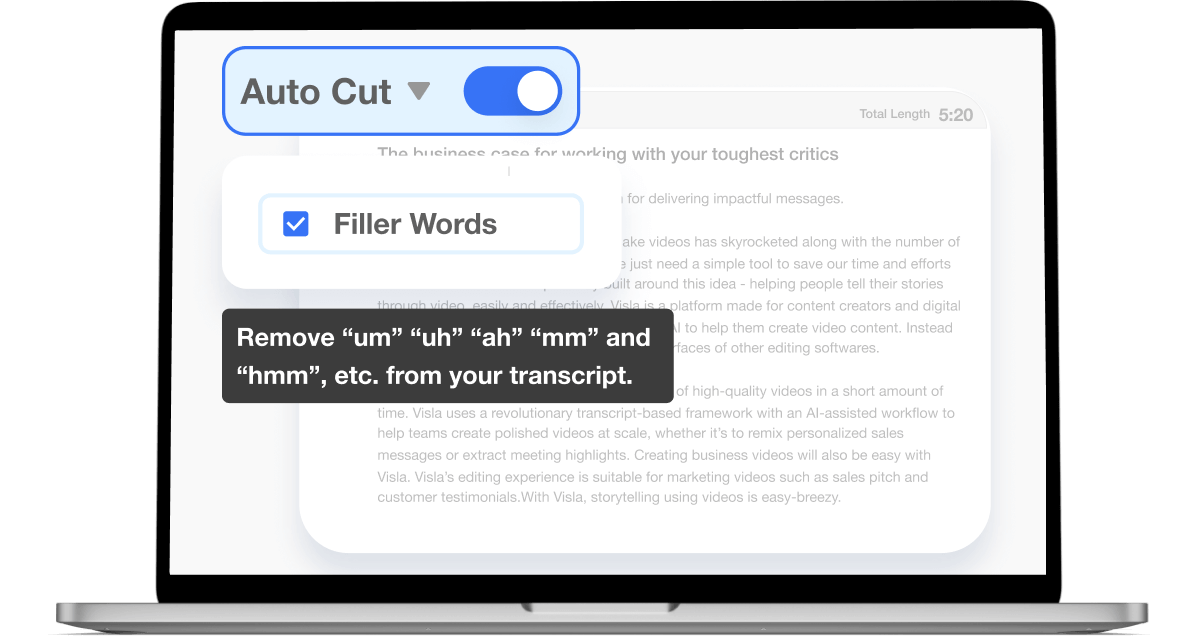 Remove Filler Words with Ease
